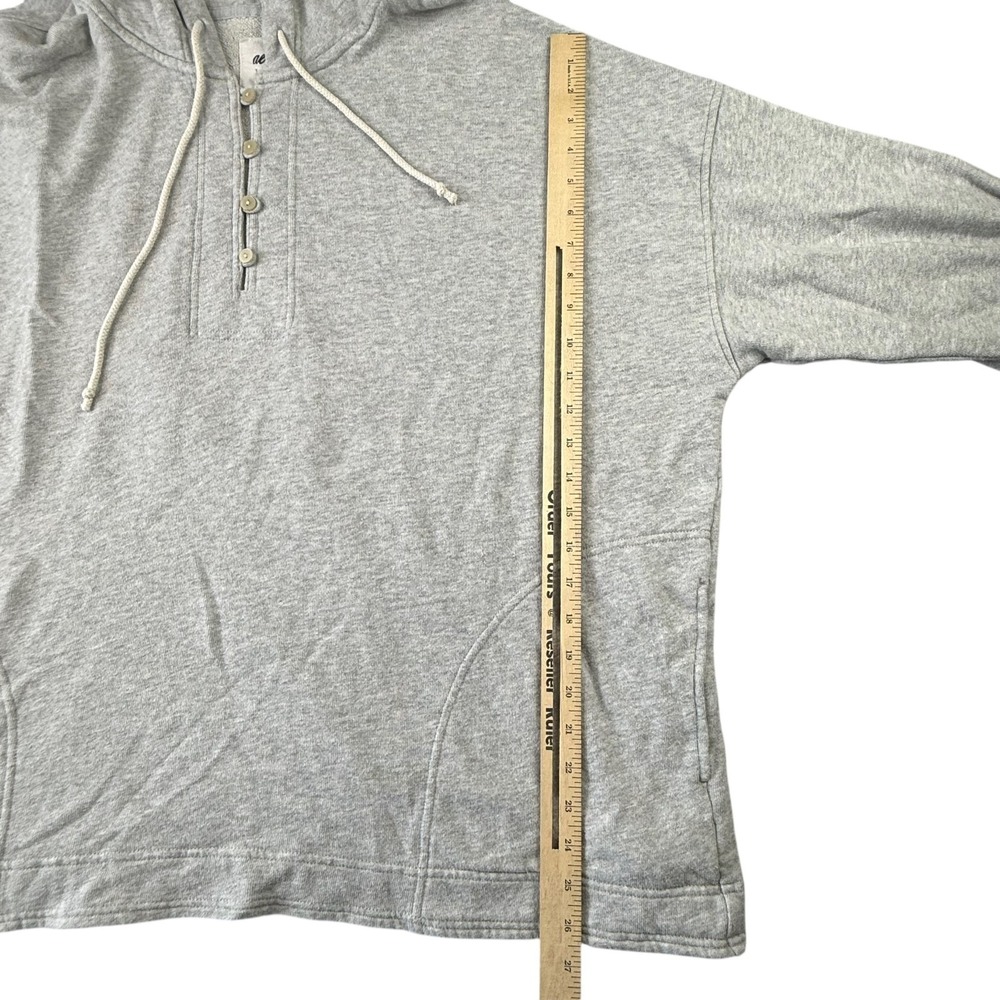 Aerie Womens Hoodie Size Large Gray Beach Weekend Oversized Sweatshirt Lounge - Picture 7 of 9